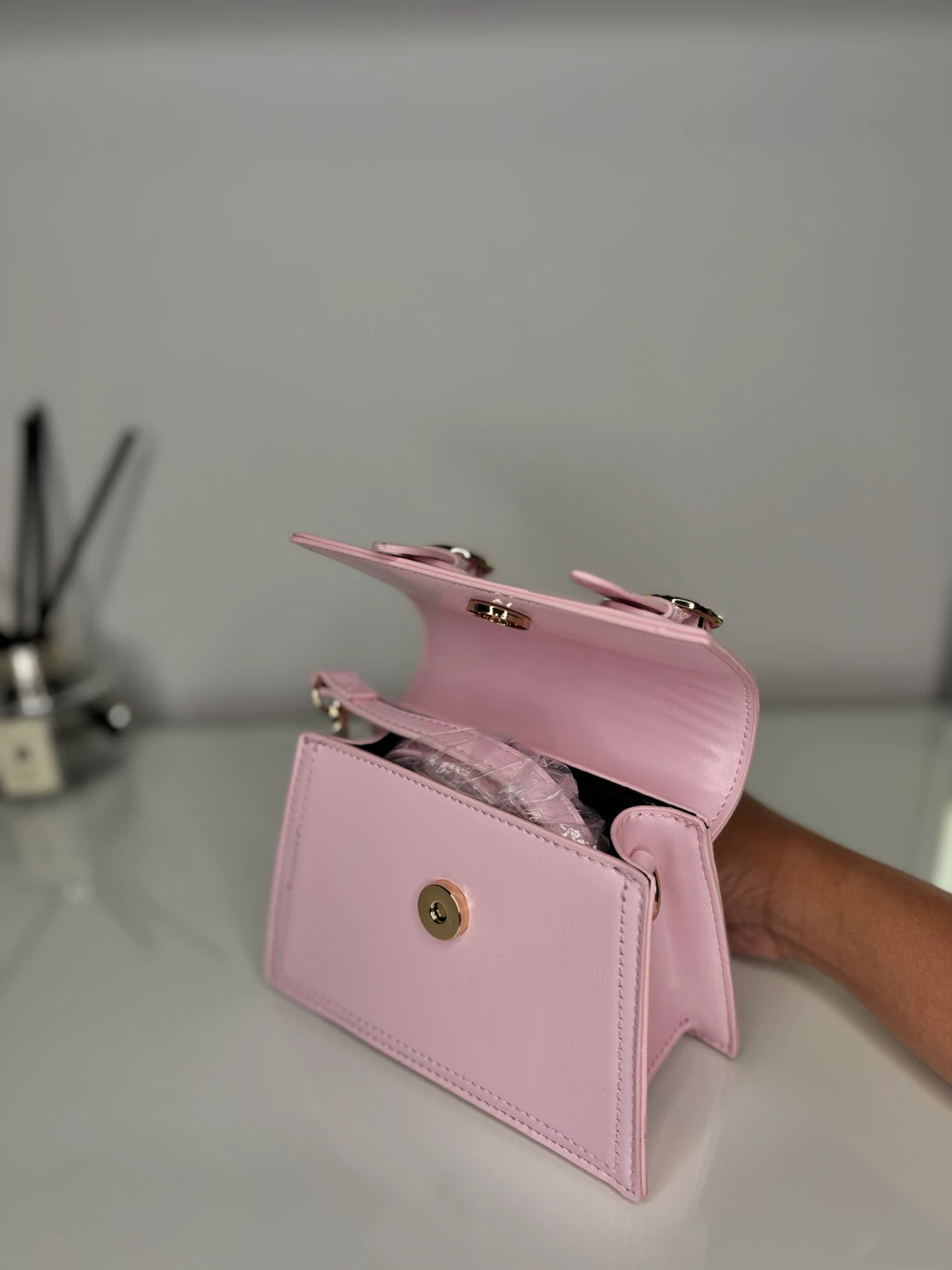 Call It Spring Mini Top Handle Crossbody – Pink - photo 2