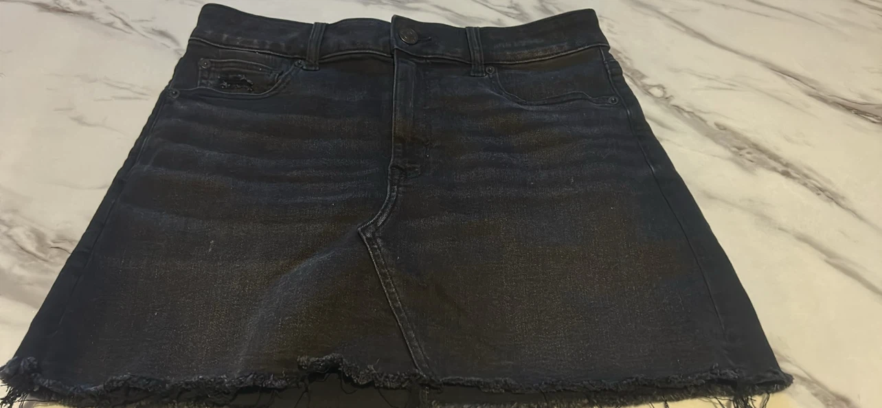 American Eagle Black Denim Skirt