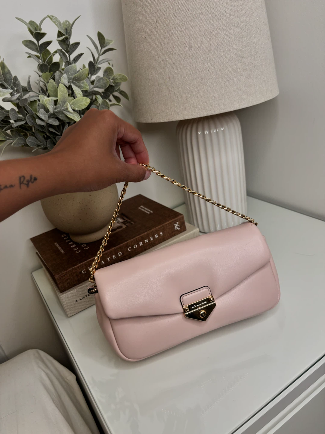 Michael Kors Blush Pink Chain Shoulder Bag - photo 2