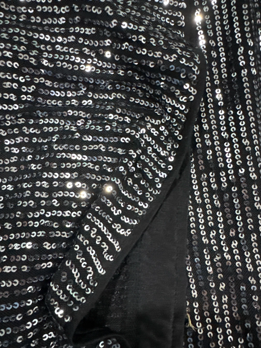 Sequin Tube Top and Wide Leg Pants Set - photo 3