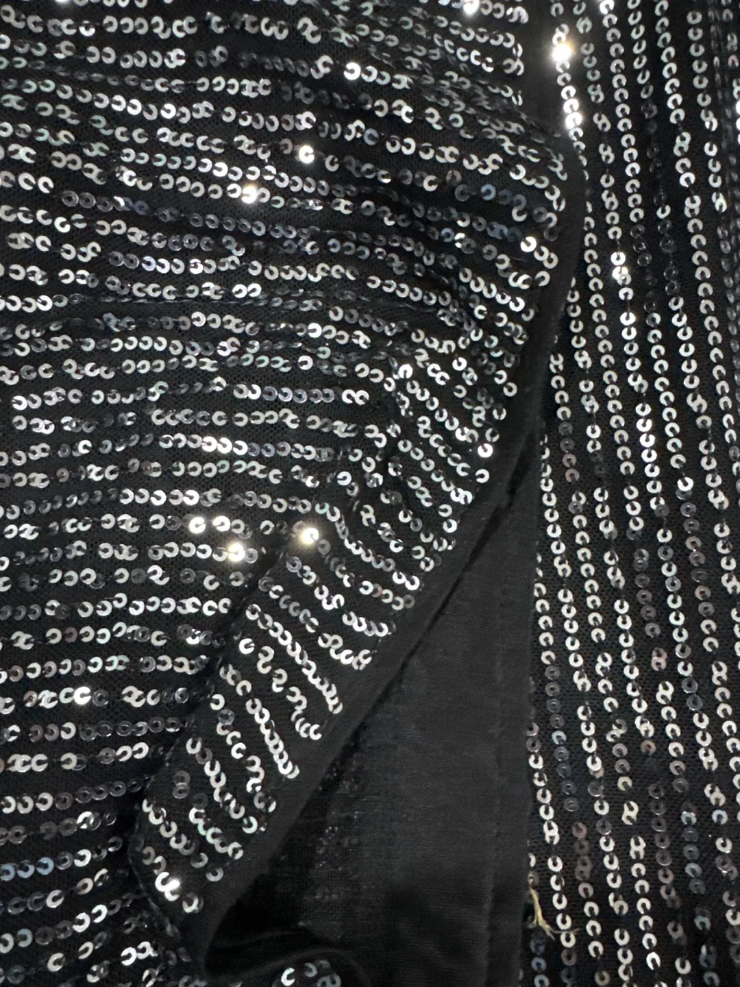 Sequin Tube Top and Wide Leg Pants Set - photo 3