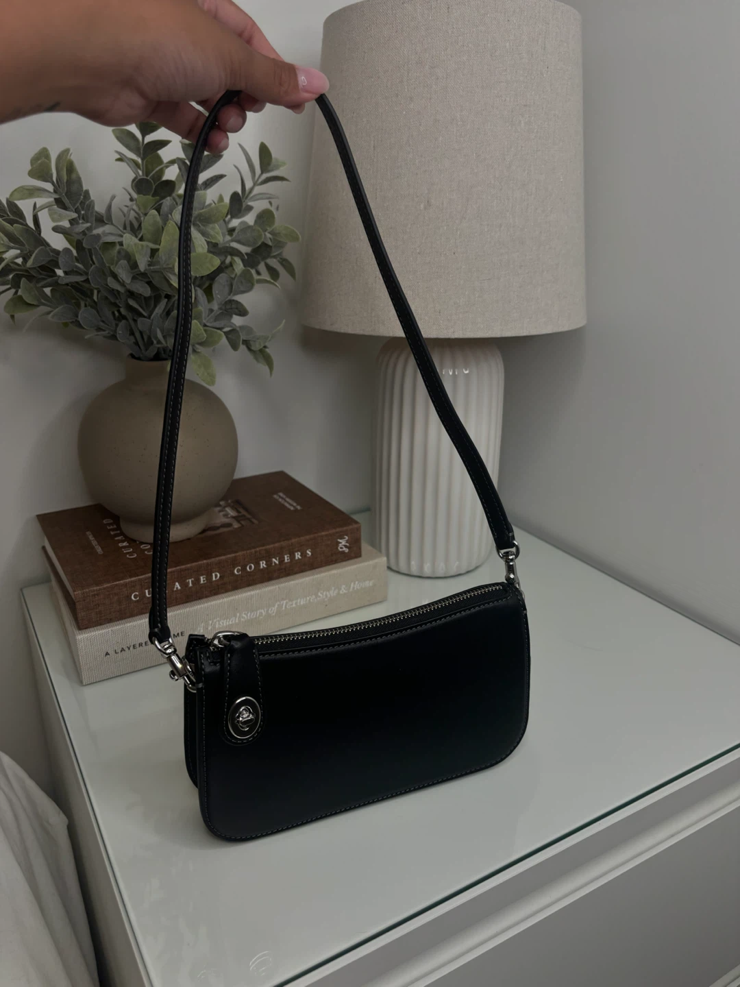 Coach Black Leather Shoulder Bag - photo 2