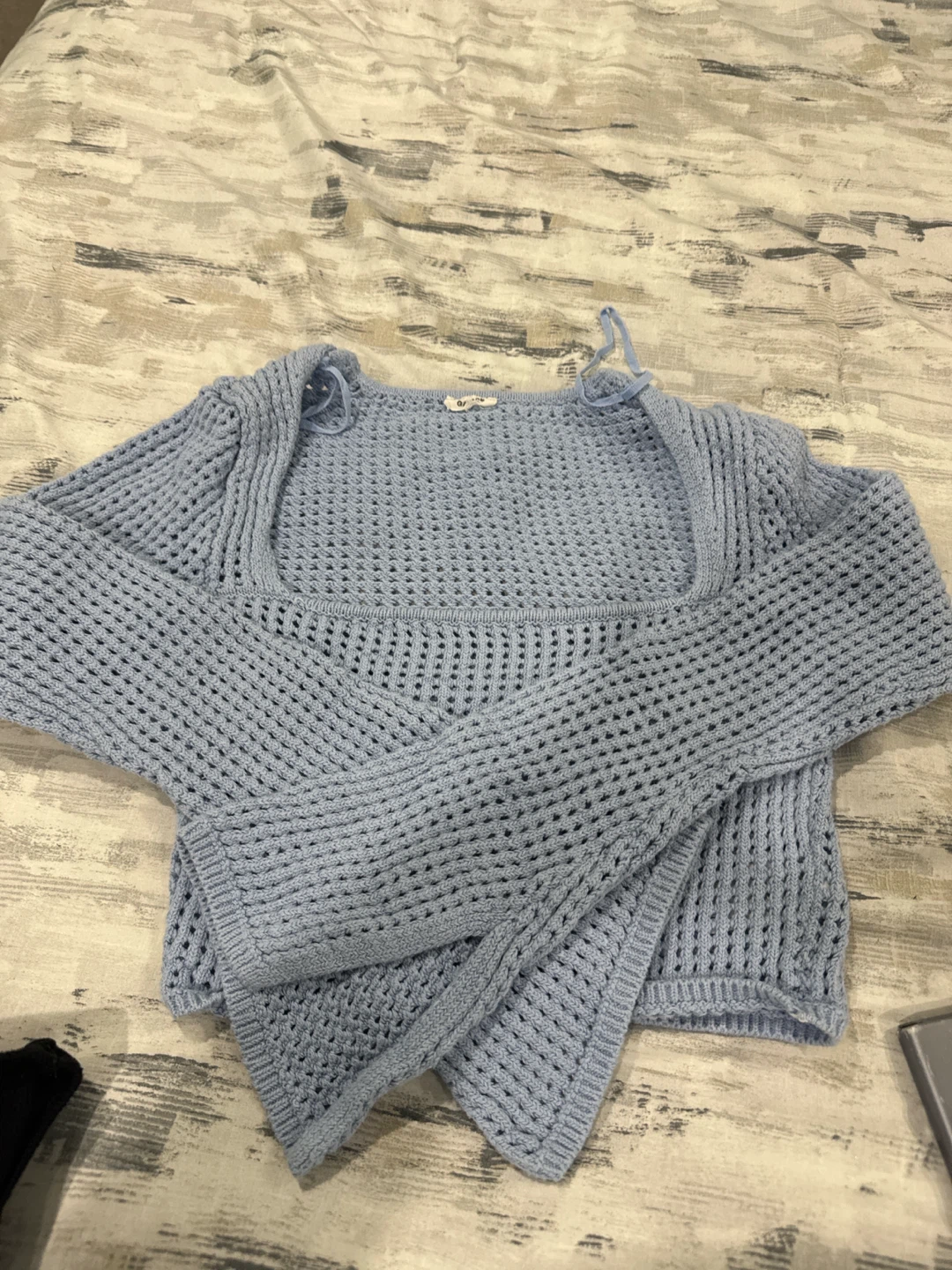 Garage Blue Knit Top