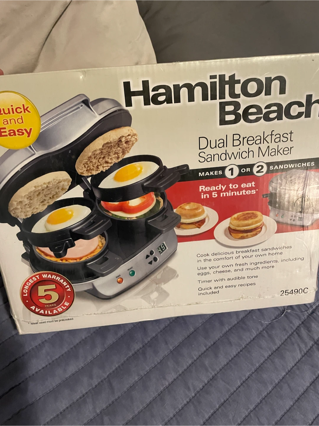 Hamilton Beach Dual Breakfast Sandwich Maker
