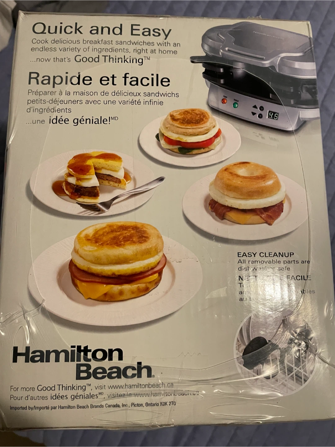 Hamilton Beach Dual Breakfast Sandwich Maker - photo 2