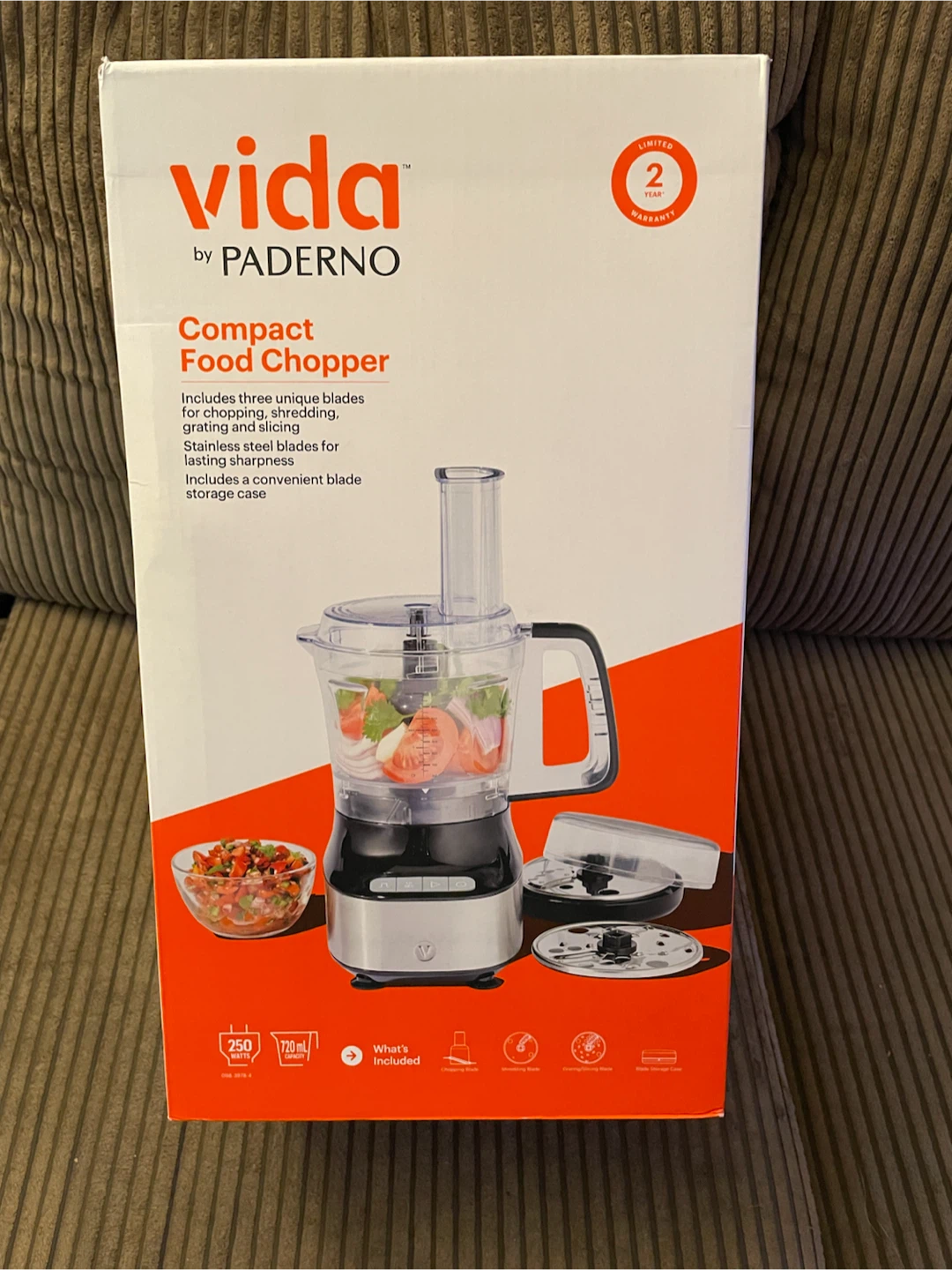 Vida by Paderno Compact Food Chopper - photo 2