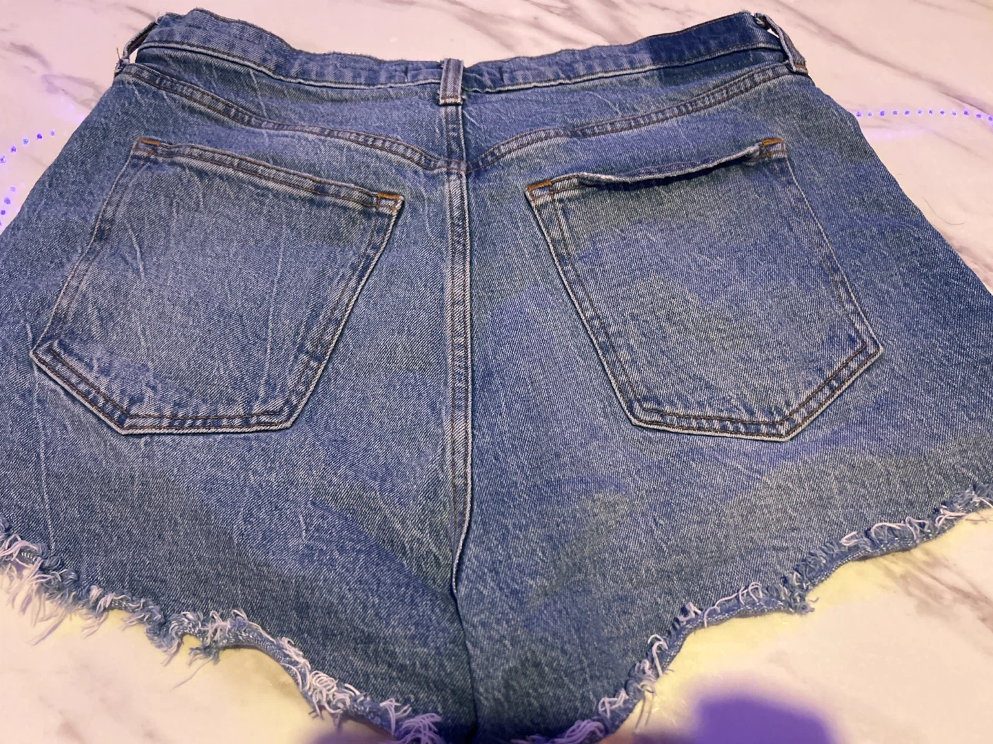 Abercrombie & Fitch The Mom Short High Rise Denim Shorts - photo 3