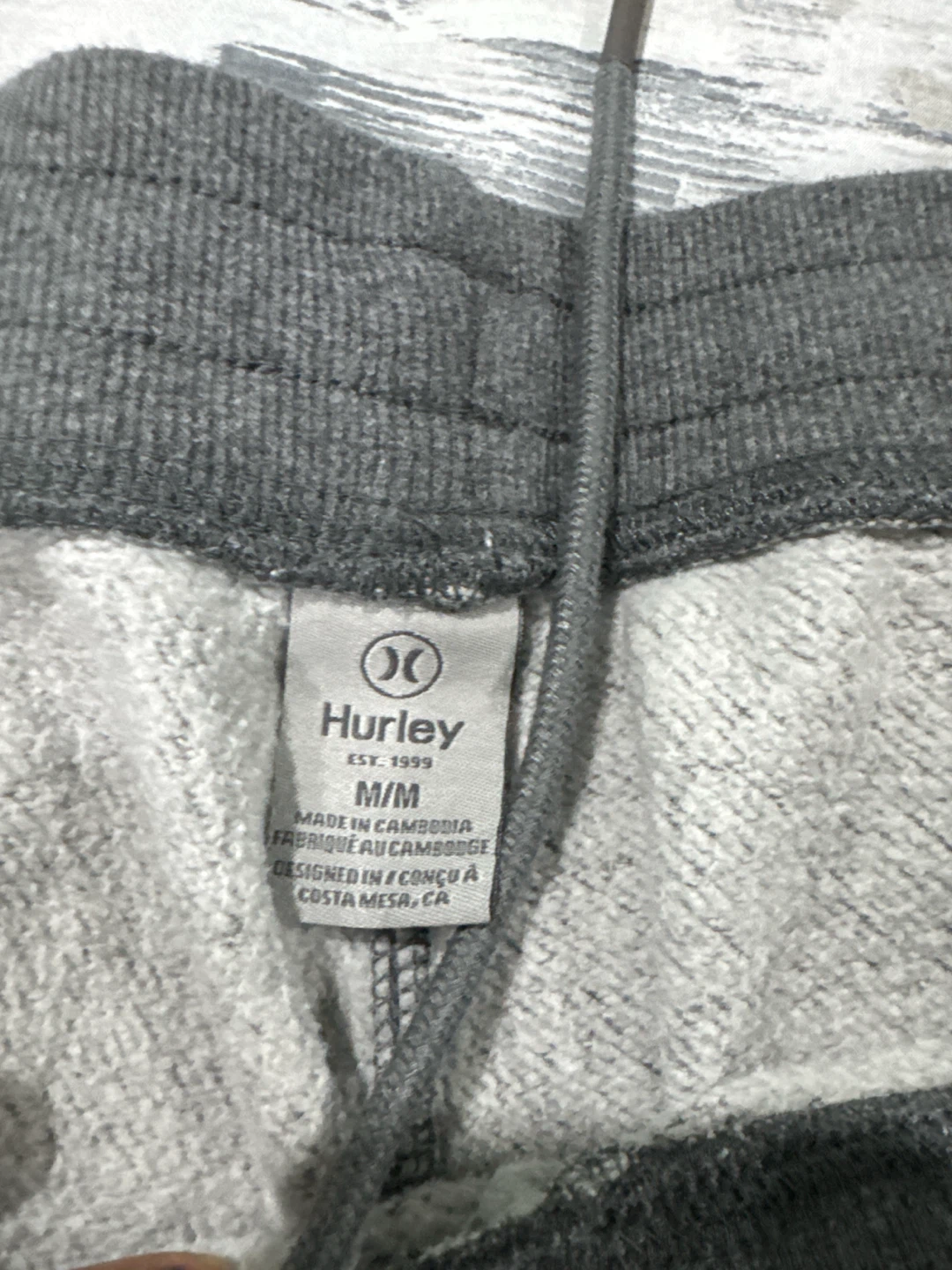Grey Hurley Sweatpants - Size M/M - photo 2