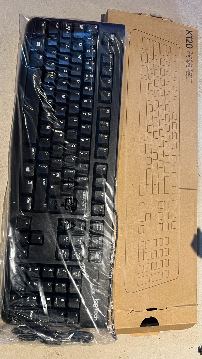 Logitech K120 Plug-and-Play USB Keyboard