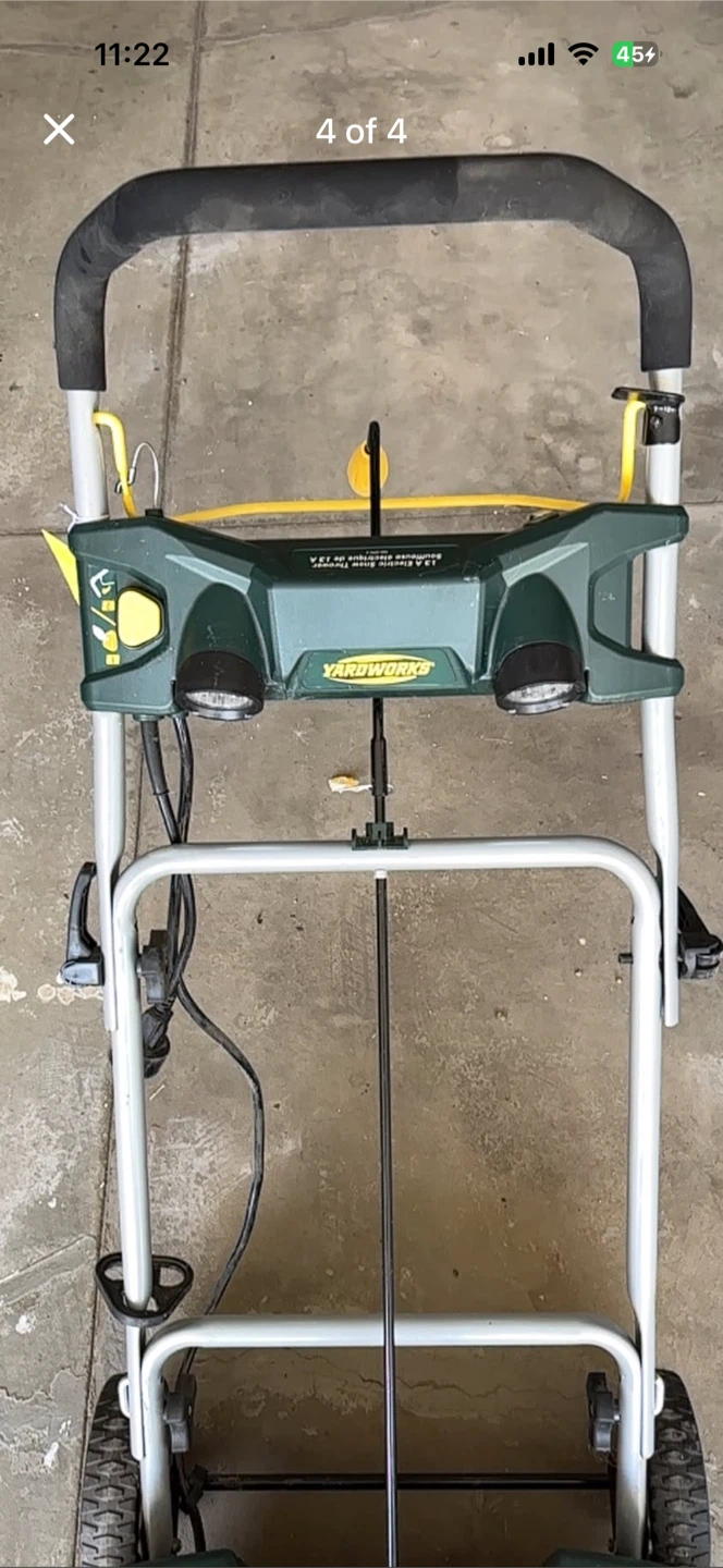 Yardworks Electric Snow Thrower - photo 3