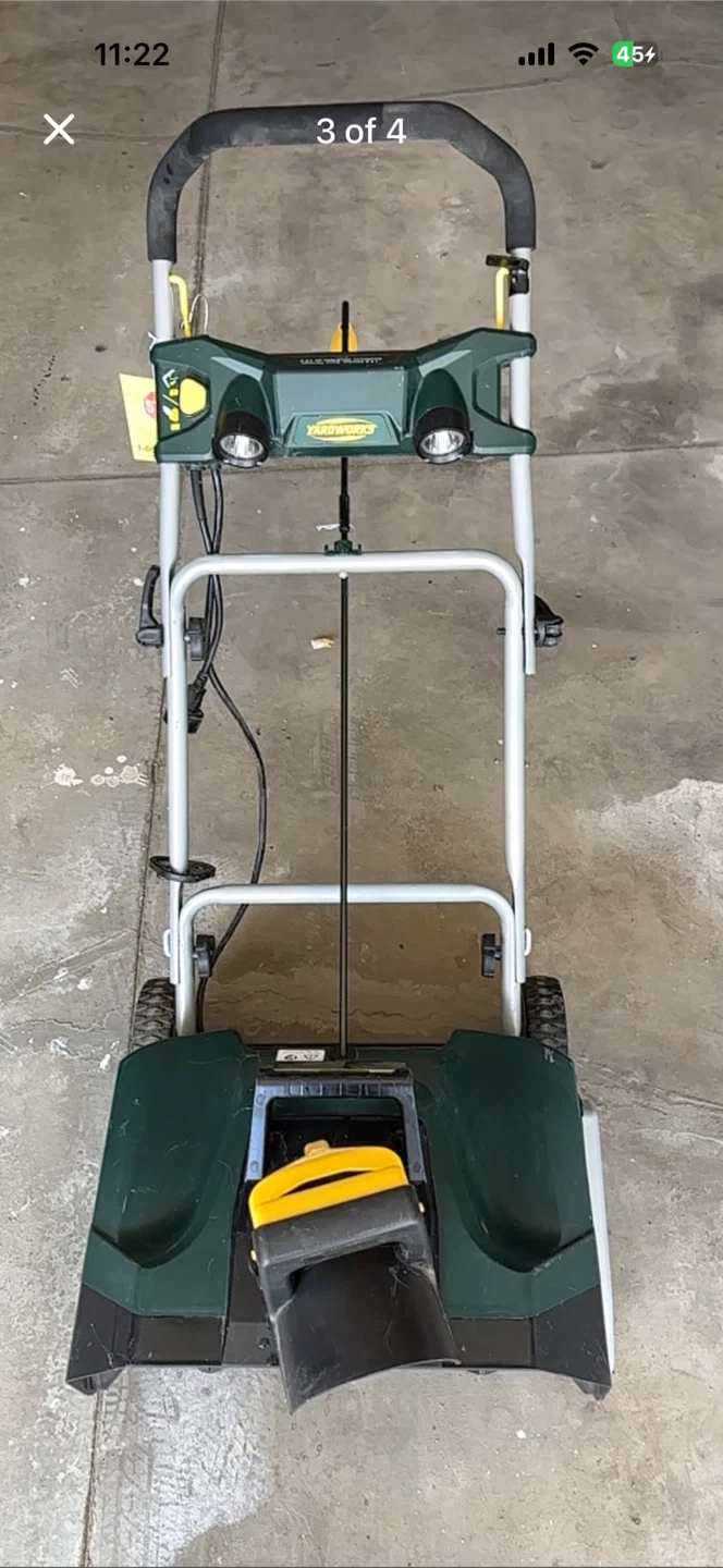 Yardworks Electric Snow Thrower - photo 4