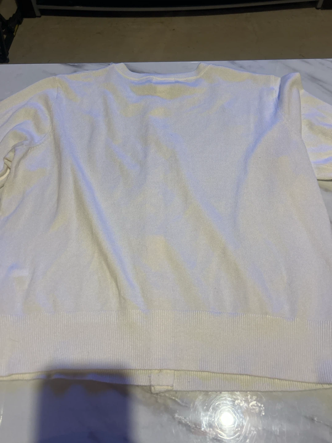 H&M White Cardigan Sweater Size M - photo 3