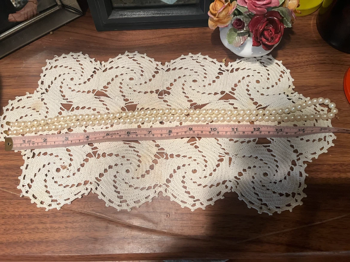 Double Strand Pearl Necklace - photo 2