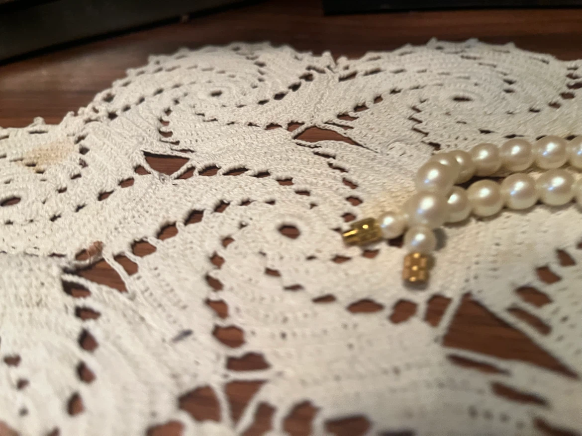 Double Strand Pearl Necklace - photo 4