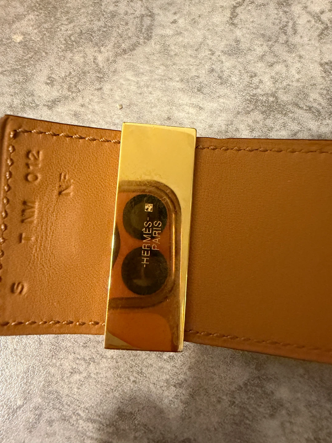 Hermès Wide Leather Bracelet - photo 3