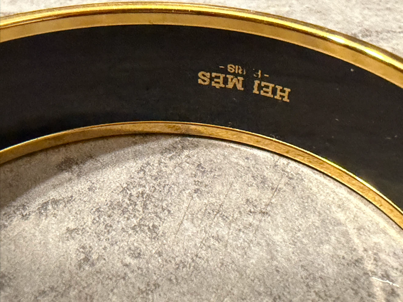 Hermès Bangle Bracelet Black/Gold - photo 5
