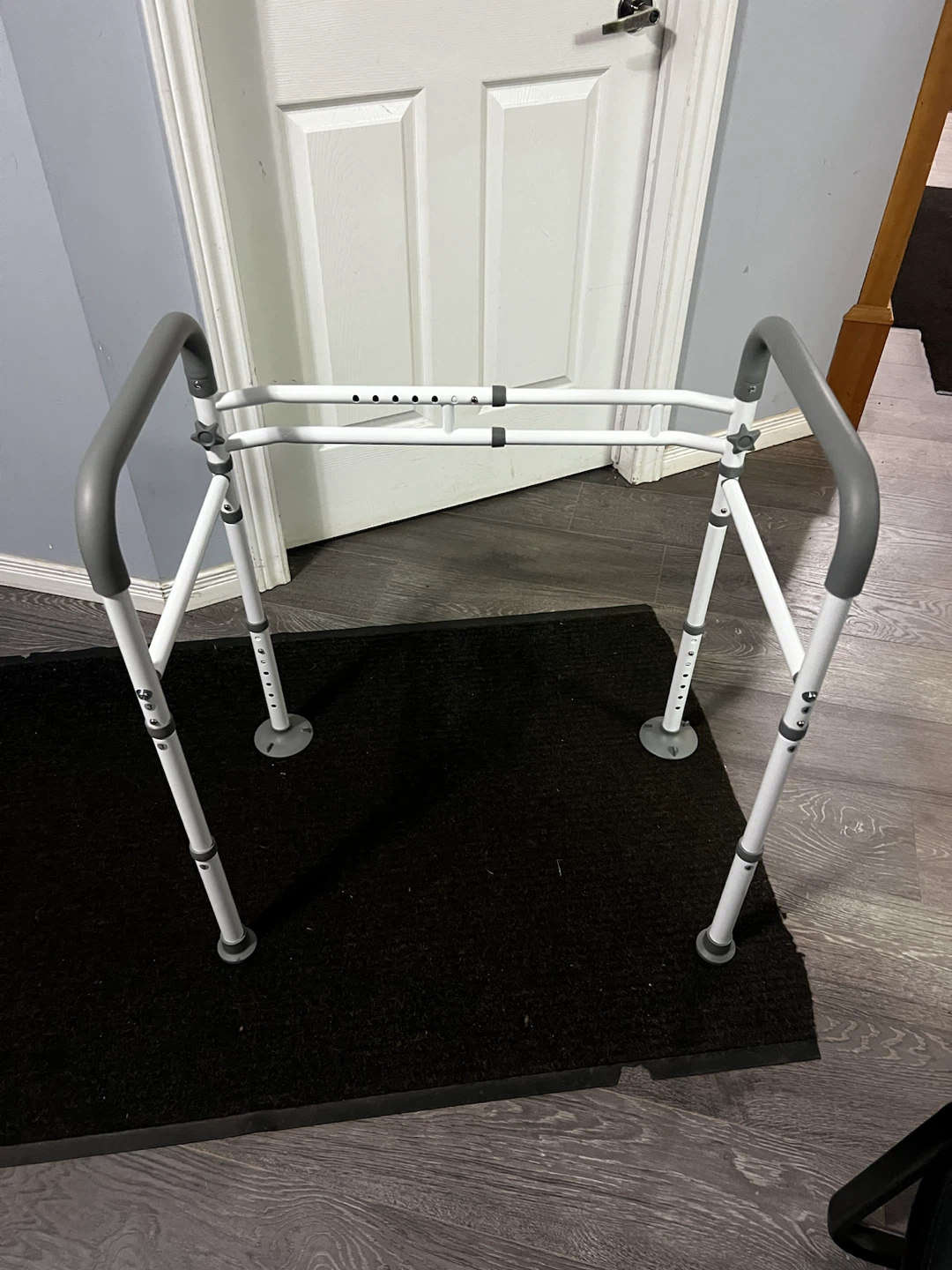 Toilet safety rails