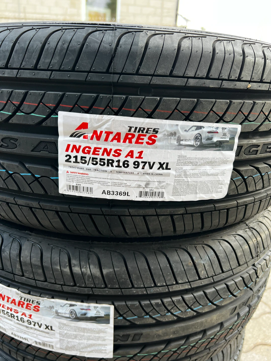 215/55R16 tires