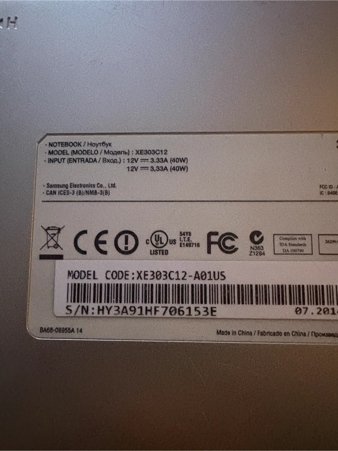 Samsung Chromebook XE303C12 - photo 5