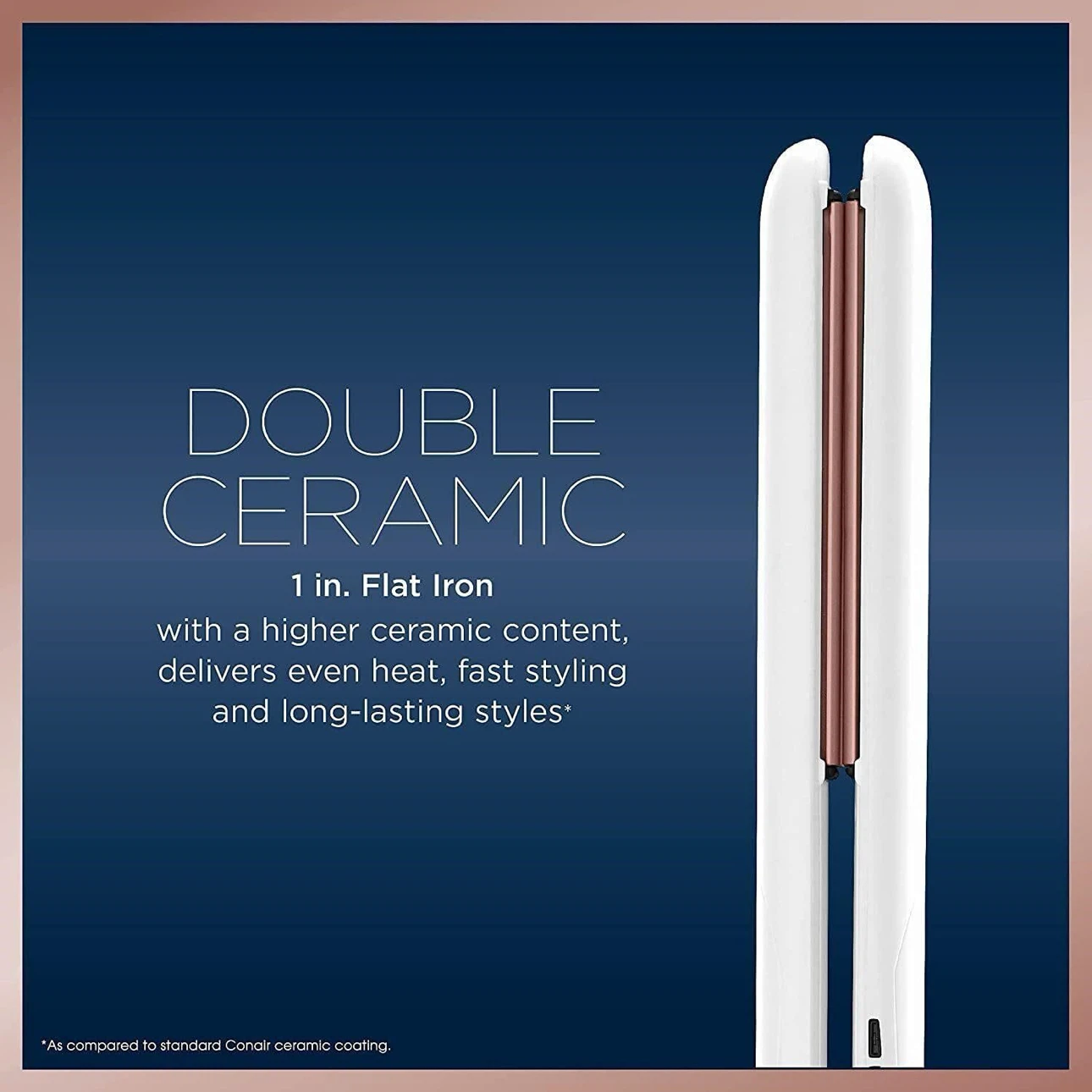 Conair Double Ceramic Hair Straightener. - photo 2
