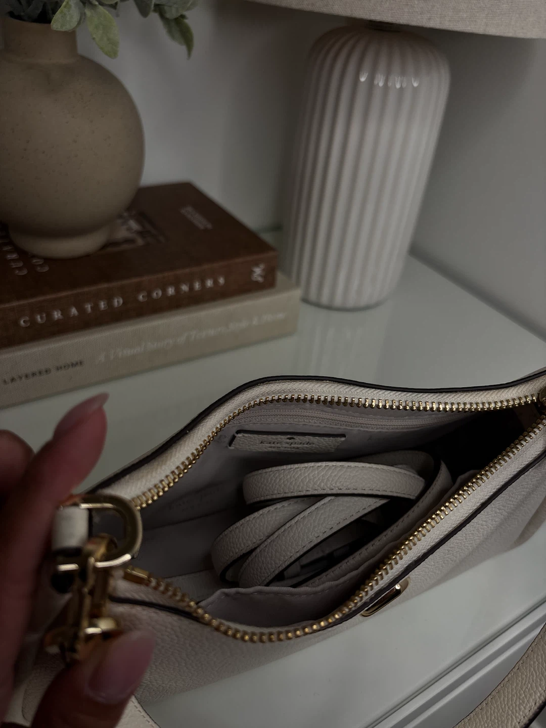 Kate Spade White Leather Shoulder Bag - photo 4