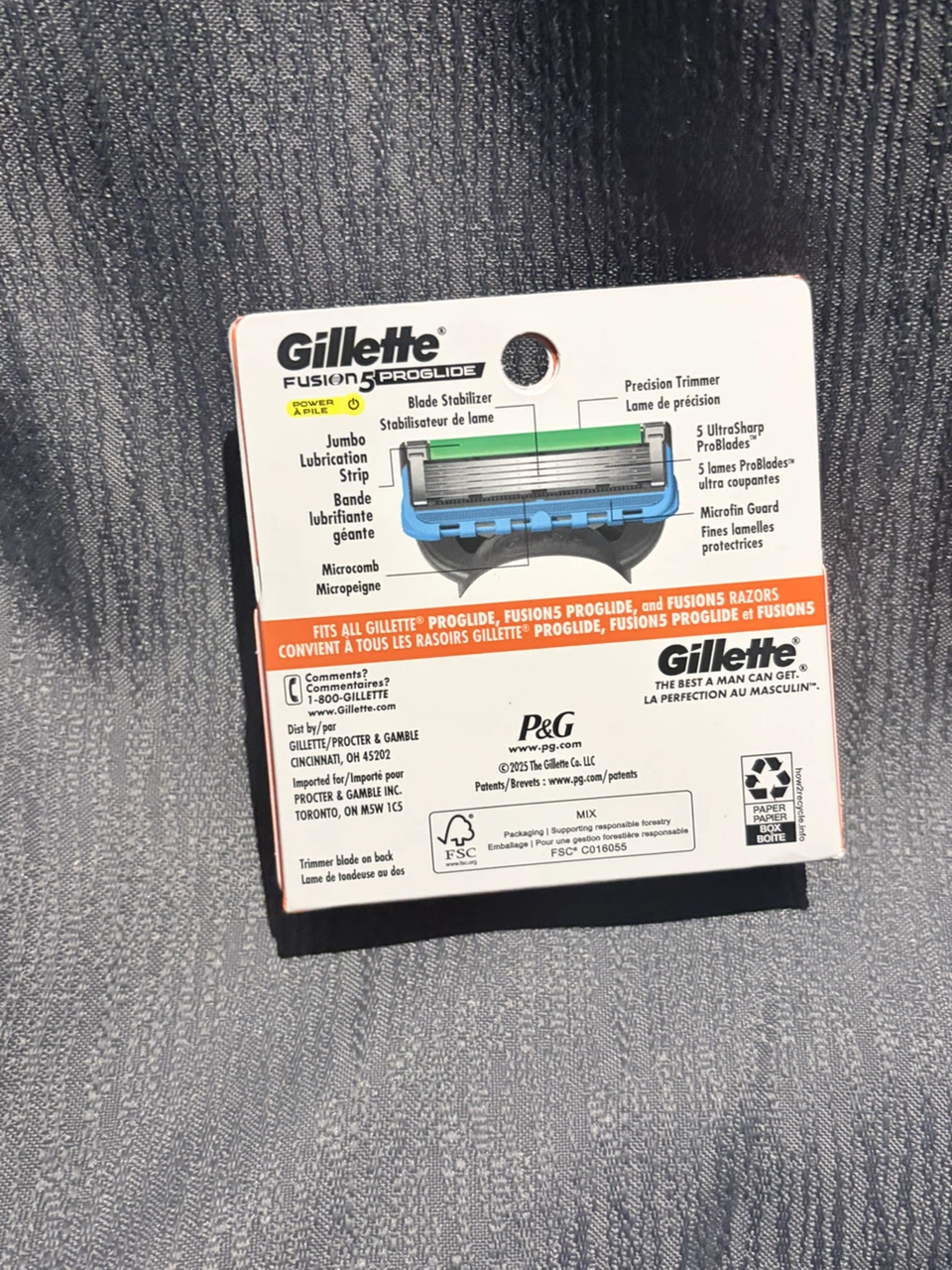 Gillette Fusion 5 ProGlide Power Razor Cartridges - photo 2