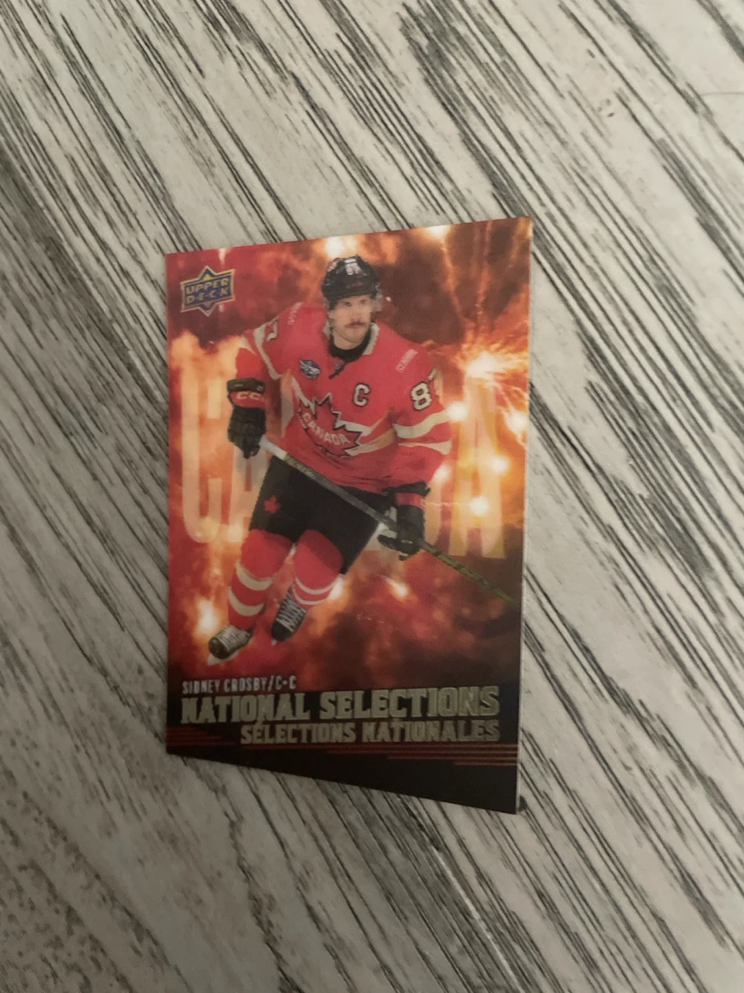 Upper Deck Sidney Crosby National Selections Hockey Card - photo 2
