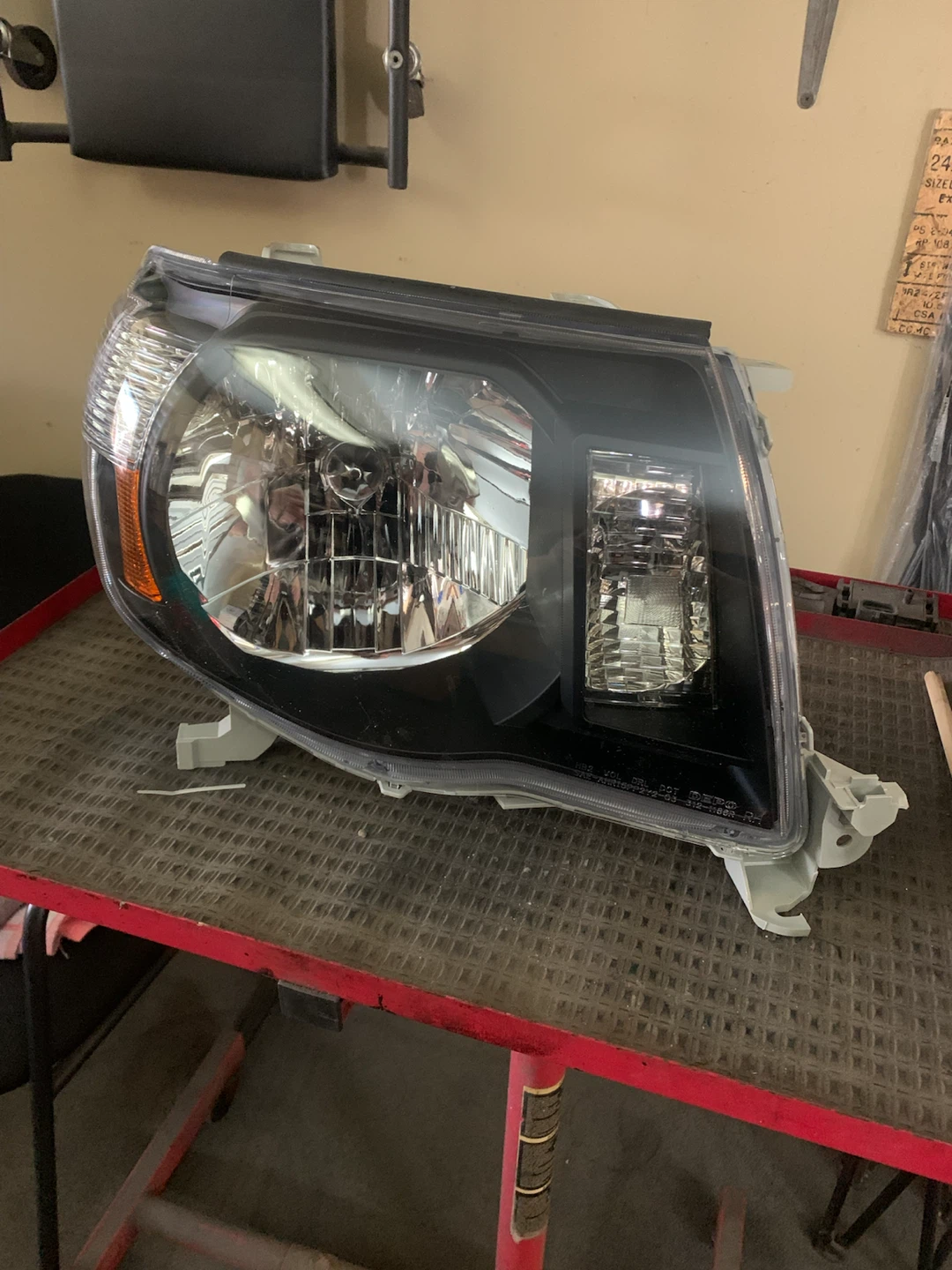 Toyota Tacoma right headlight