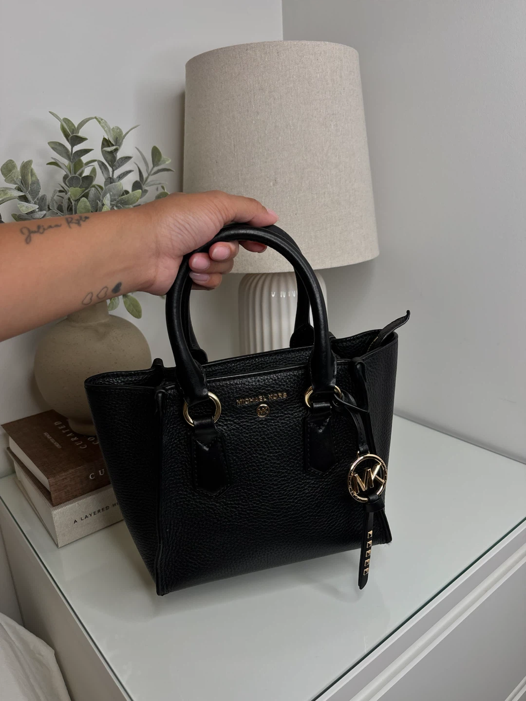 Michael Kors – Black Pebbled Leather | Like New