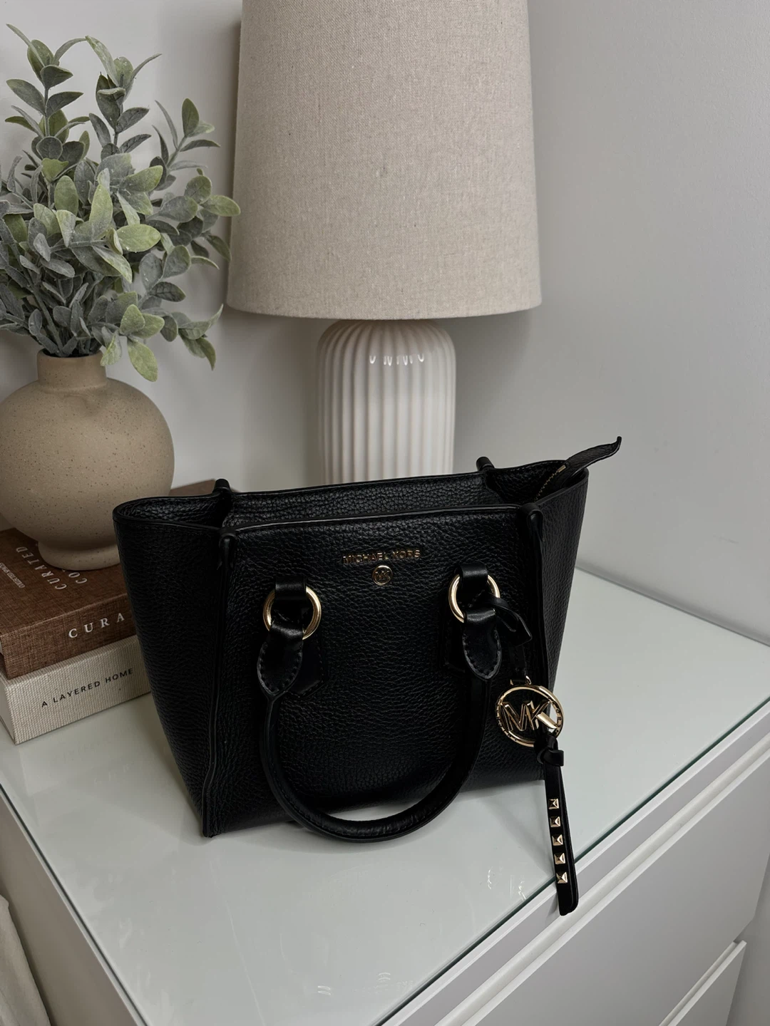Michael Kors – Black Pebbled Leather | Like New - photo 2