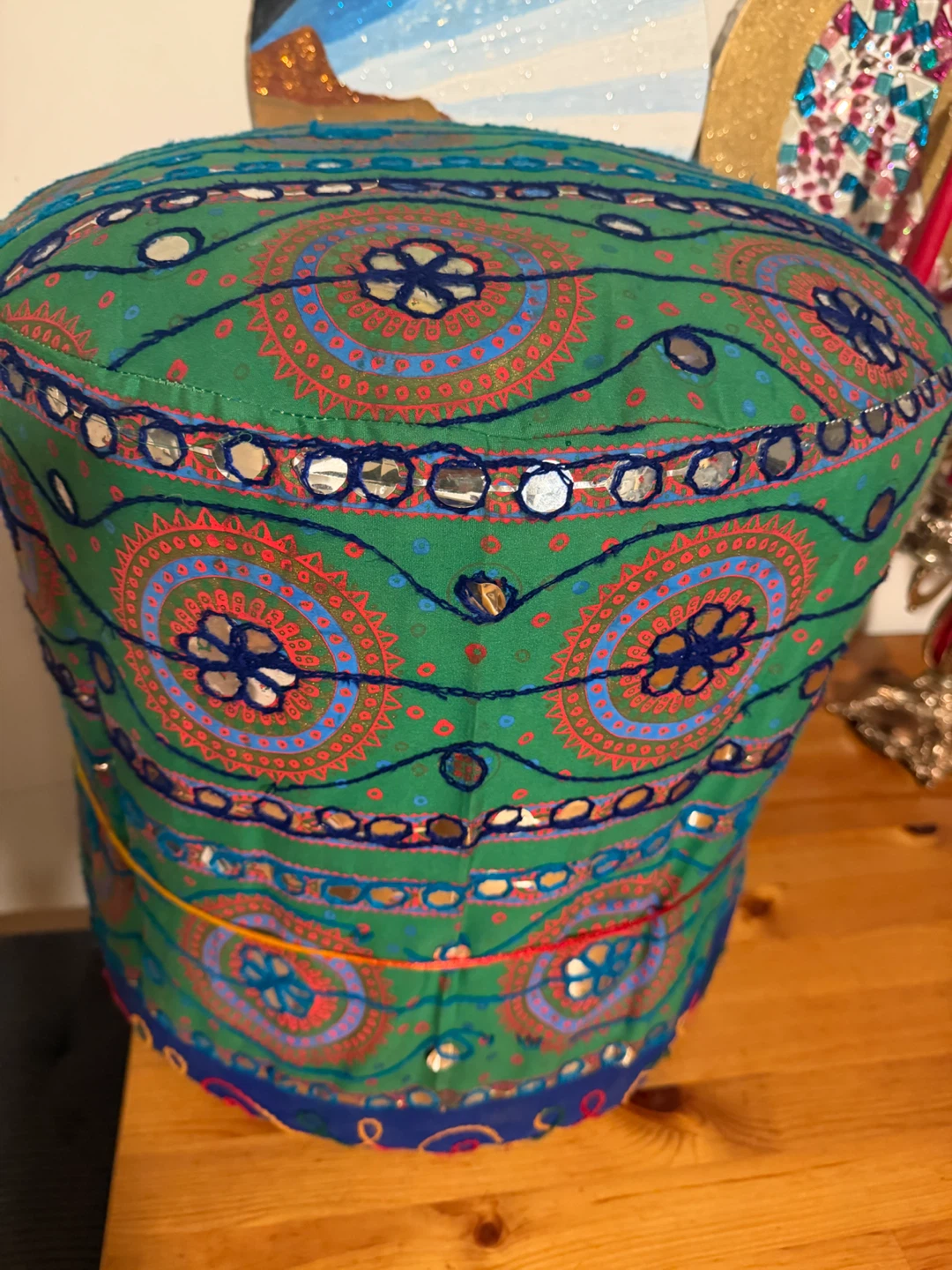 Decorative Fabric Round Cover
