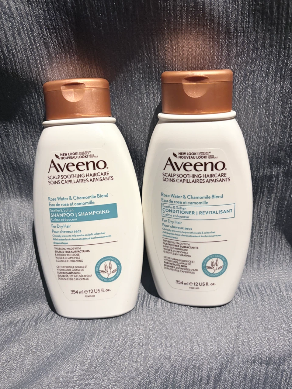 Aveeno Rose Water & Chamomile Shampoo & Conditioner Set