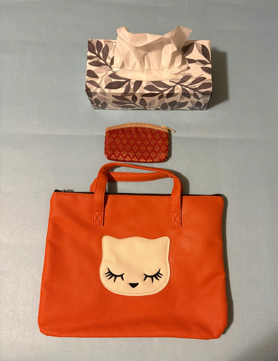 Tote Bag with Cat and Coin Pouch - photo 2