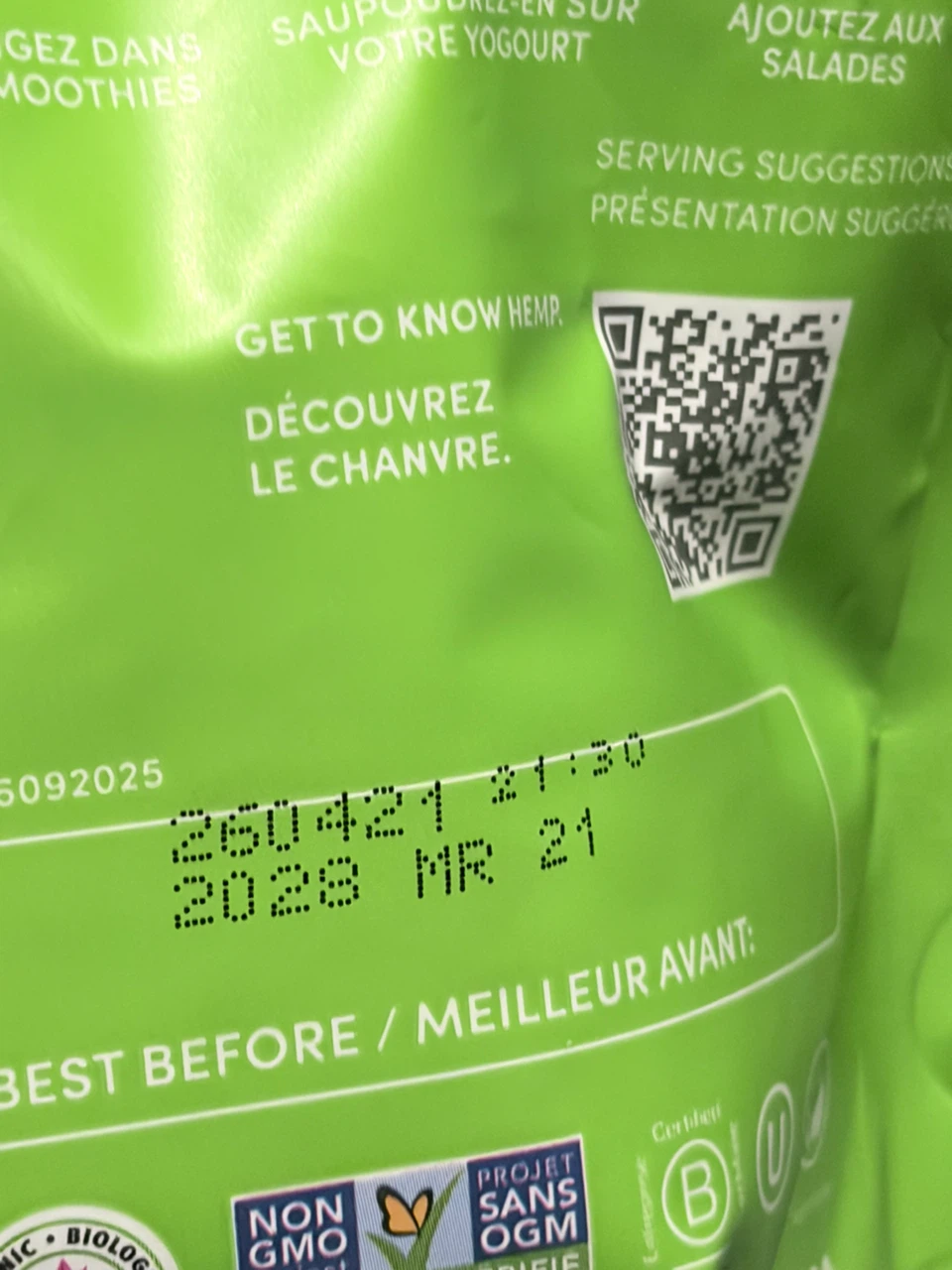 Manitoba Harvest Organic Hemp Hearts - photo 3
