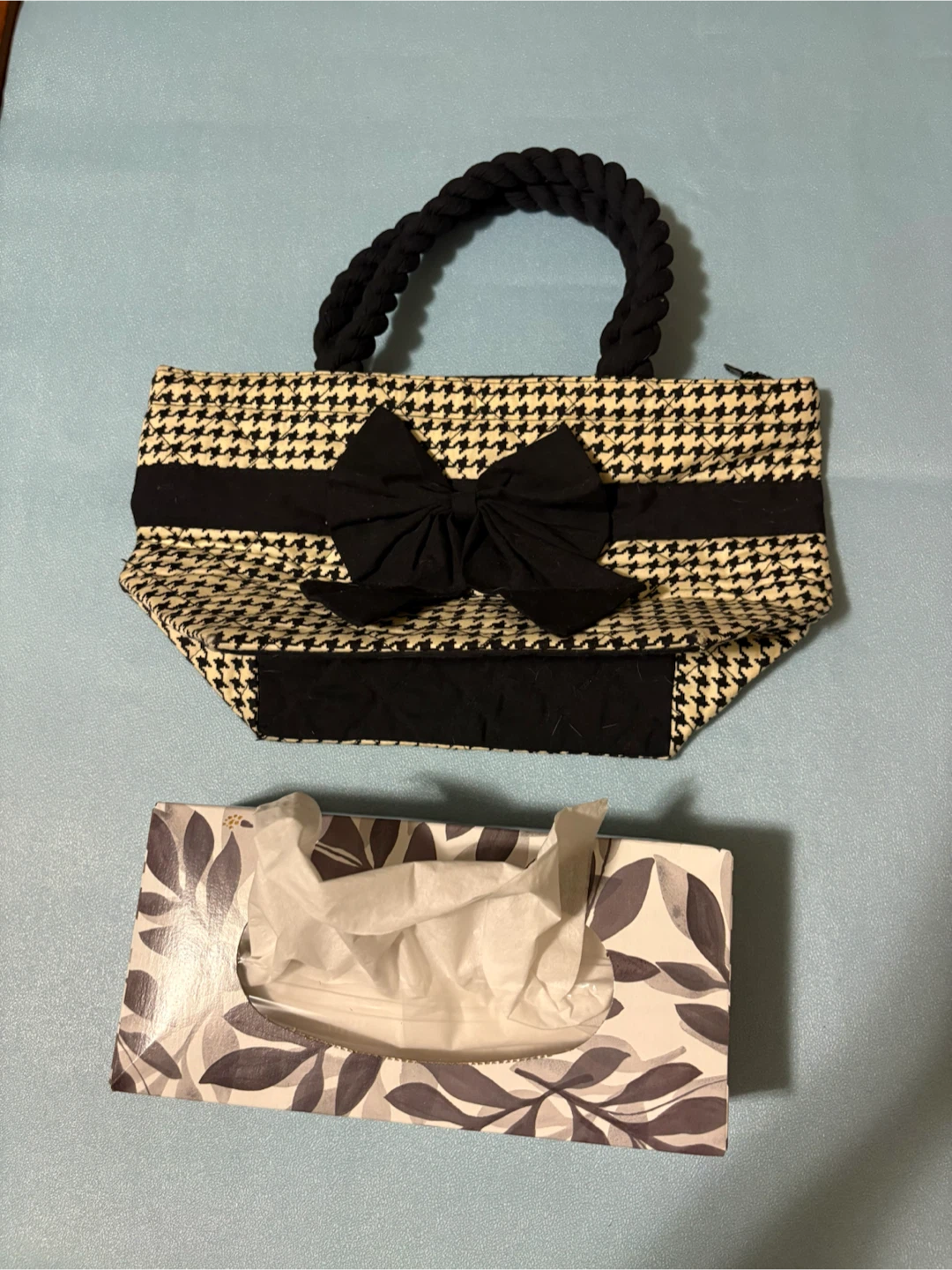 NaRaYa Houndstooth Tote Bag with Bow - photo 3
