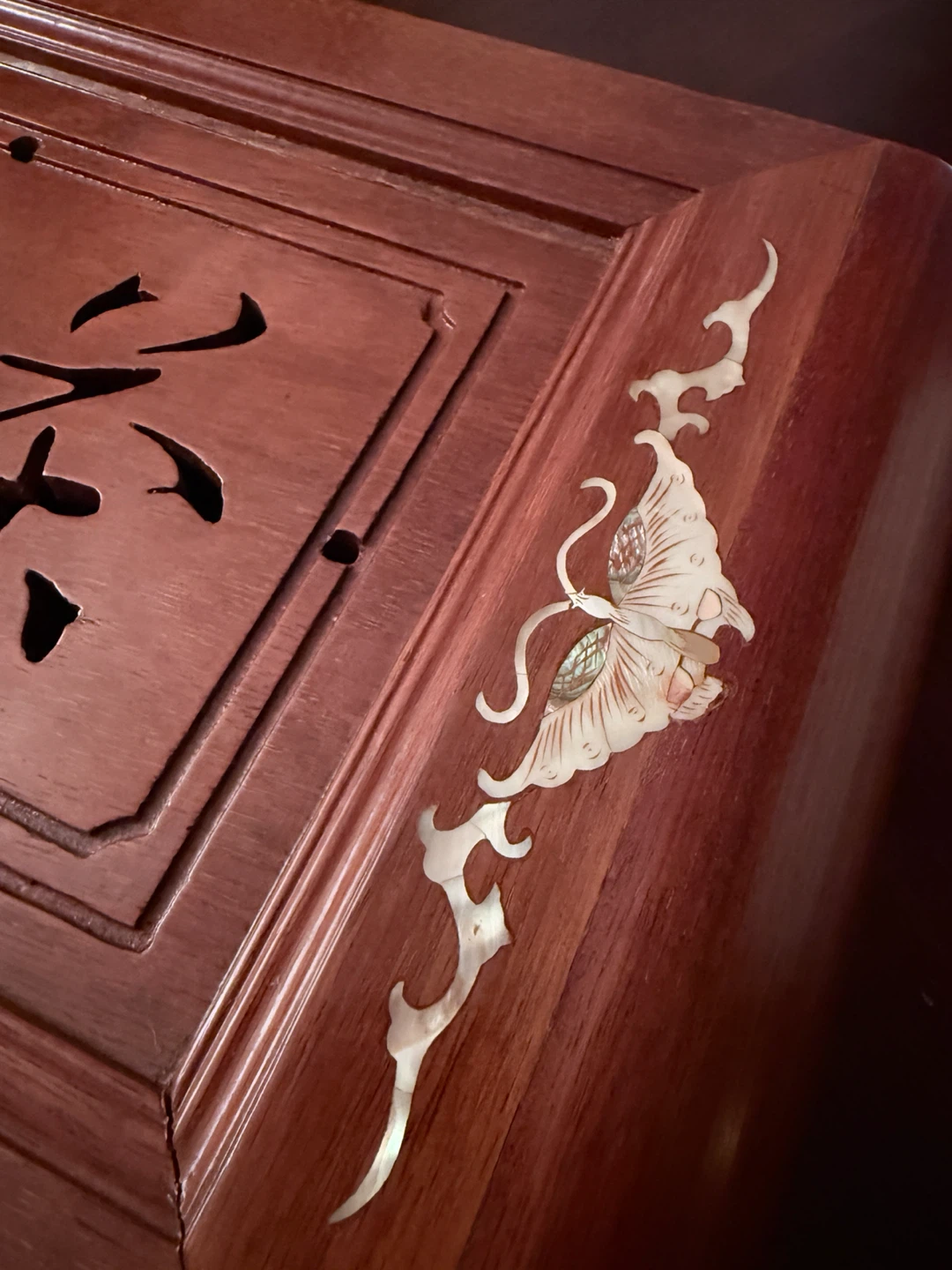 Wooden Tea Tray with Inlay - photo 2