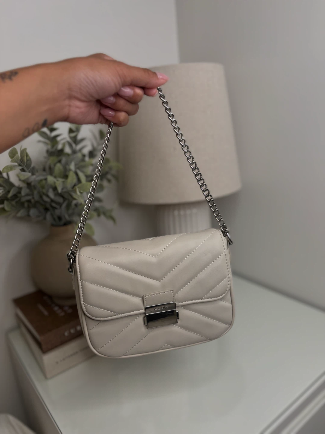 ALDO Quilted Crossbody Bag with Pouch