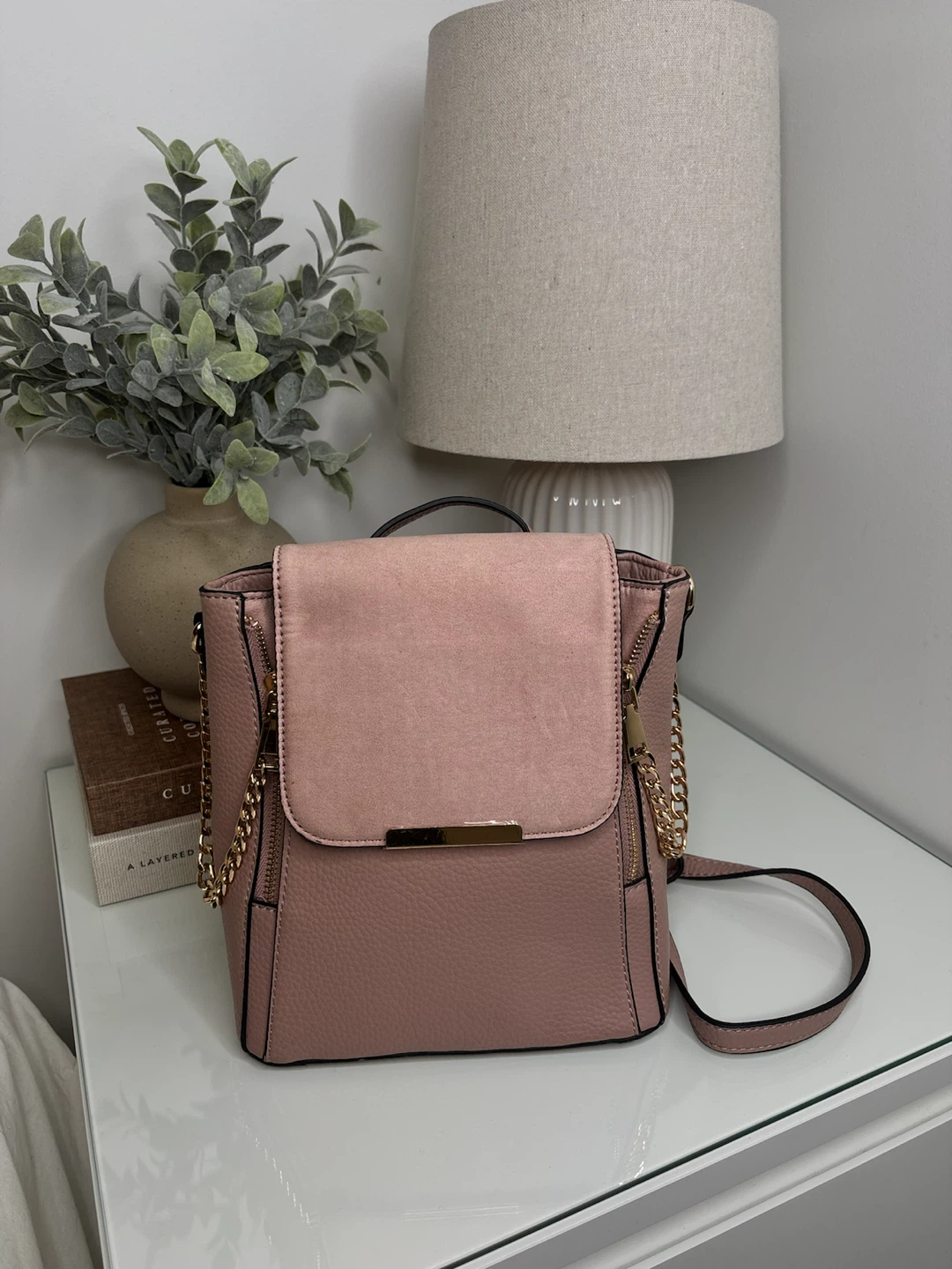 Call it spring Pink Backpack Purse