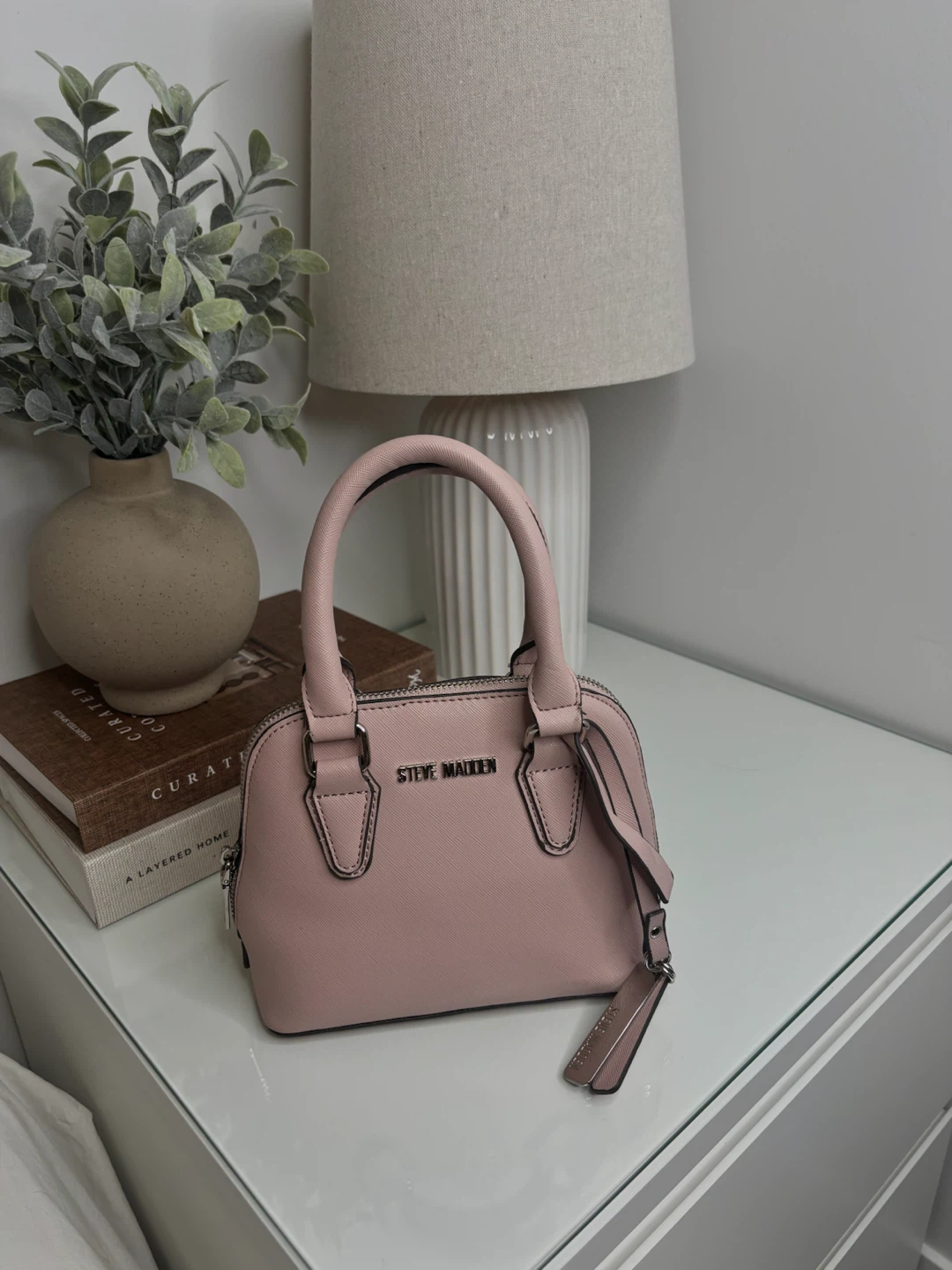 Steve Madden Pink Mini Satchel Handbag