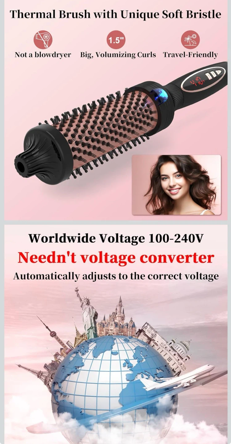 PHOEBE New Upgrade 1.5 Inch Thermal Brush - photo 4