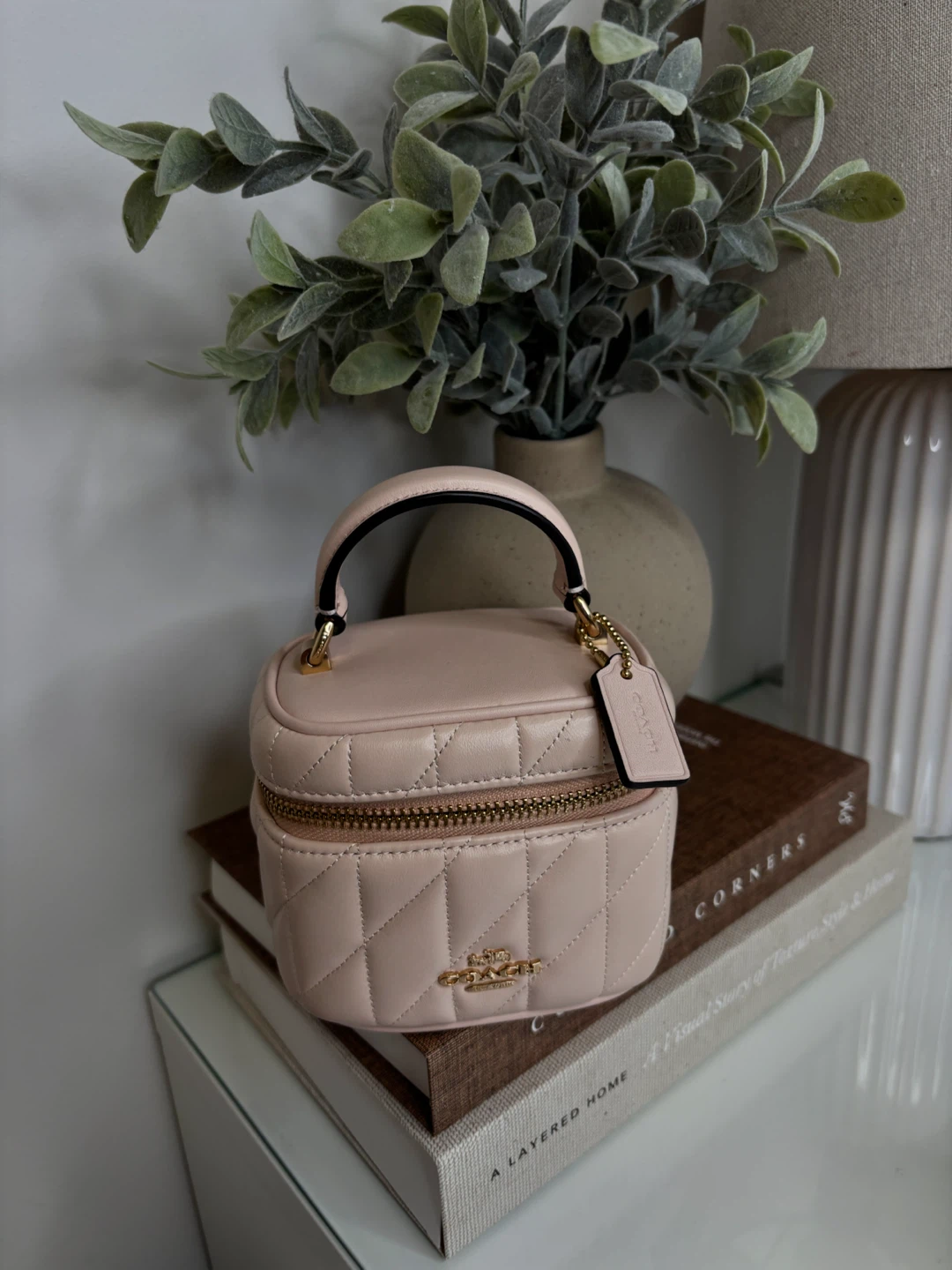 Coach Quilted Bag - pink