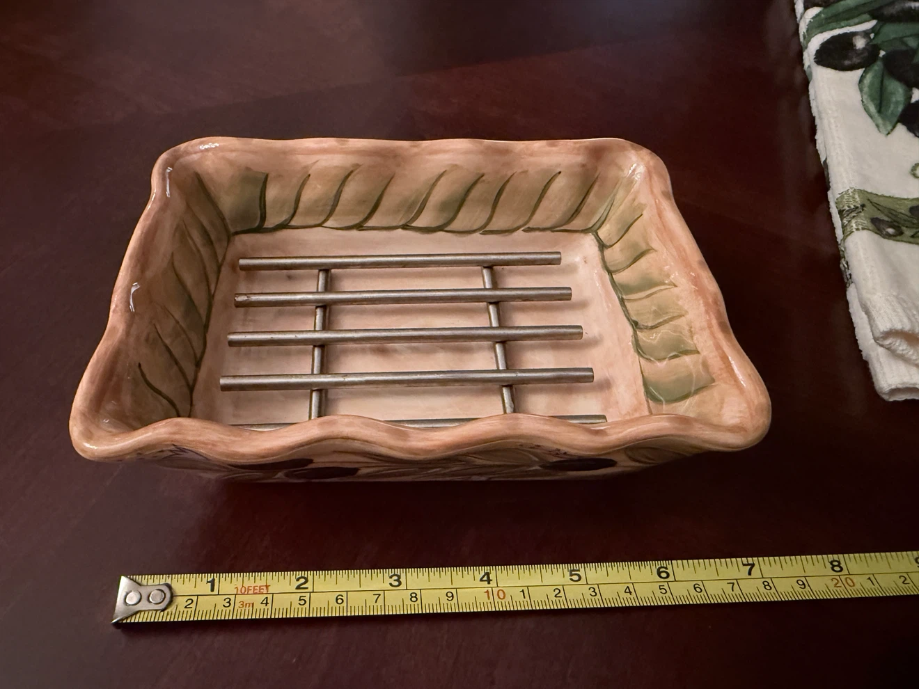 Provincial Olive Collection Dish with Rack - photo 3