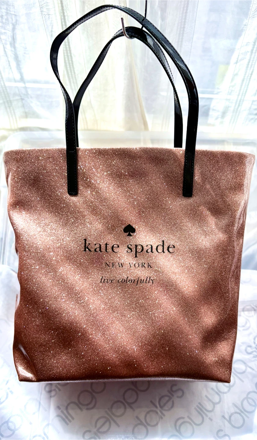 Kate Spade Glitter Tote Bag with Pouch - photo 4