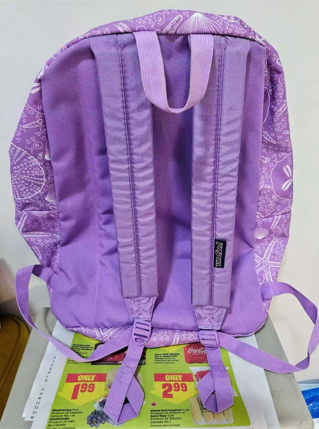 JanSport Backpack Seashell Print - NEED TO SELL EVERYTHING - photo 4