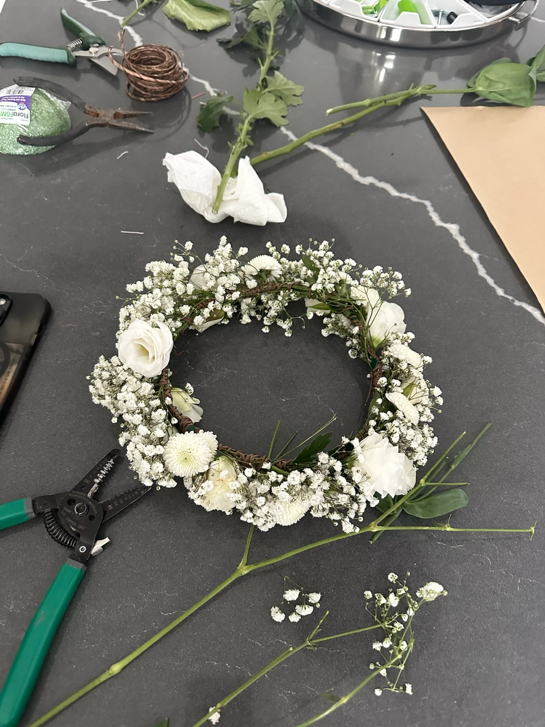 White Flower Crown