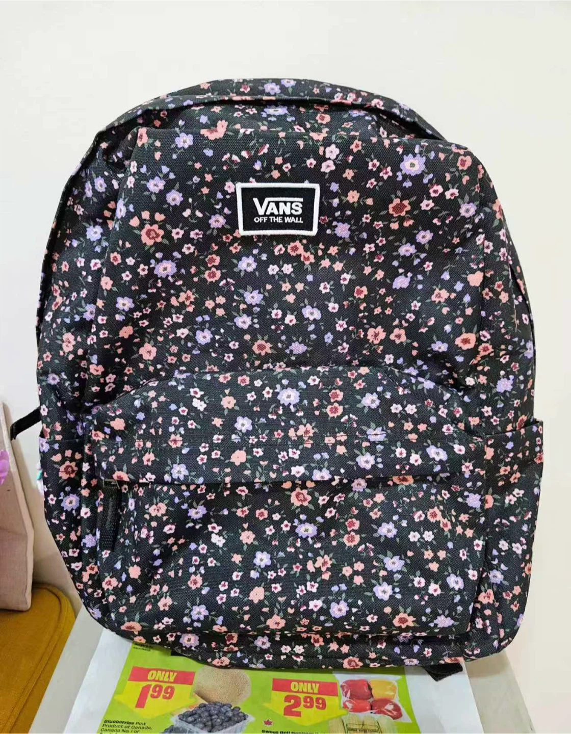 Vans Off The Wall Floral Backpack - NEED TO SELL EVERYTHING