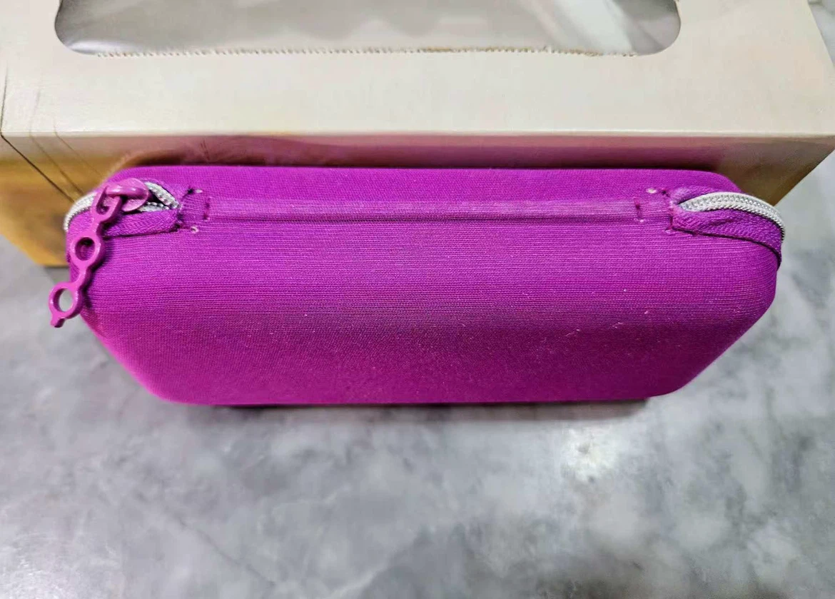Zoff Purple Glasses Case with Cleaning - NEED TO SELL EVERYTHING - photo 2