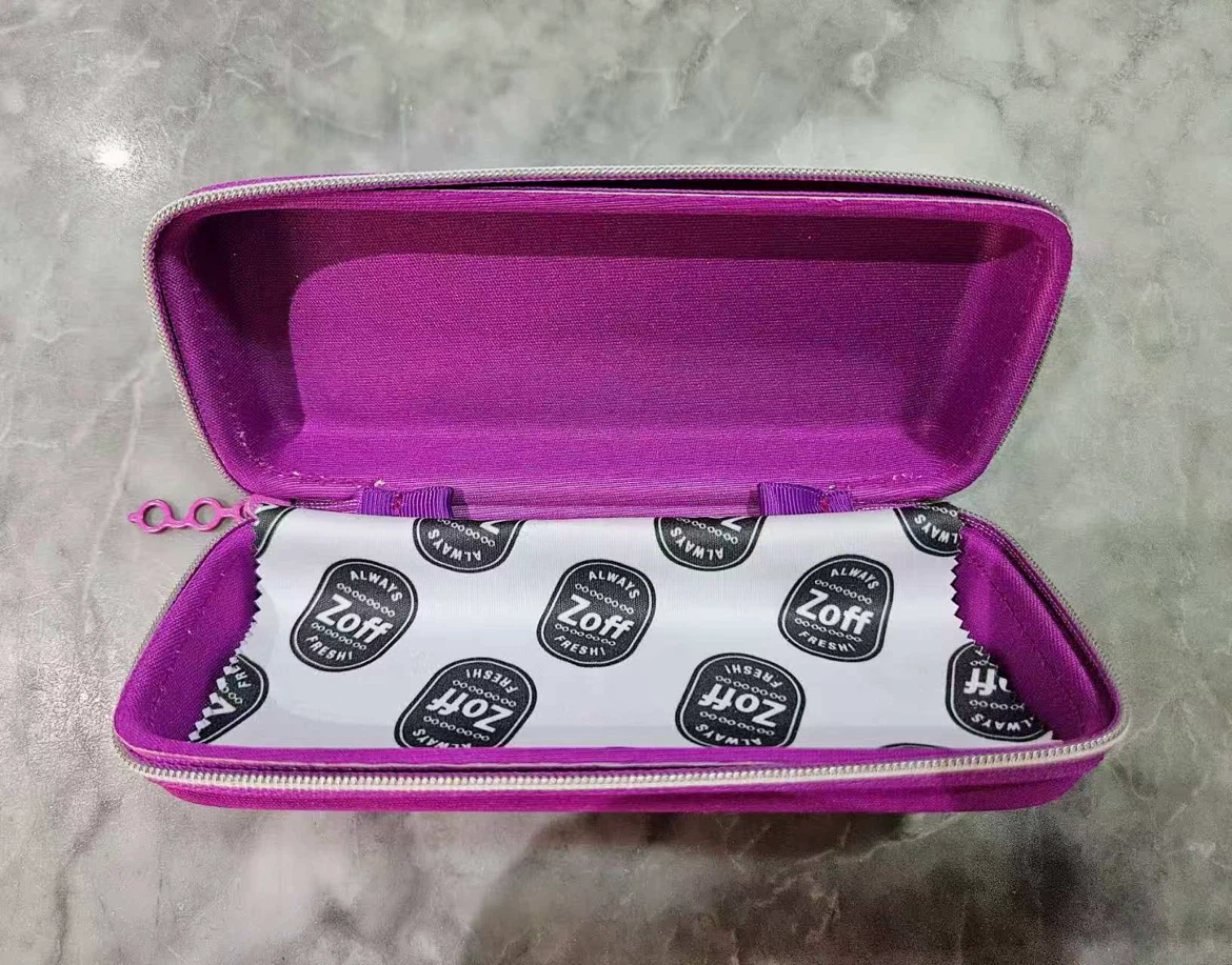 Zoff Purple Glasses Case with Cleaning - NEED TO SELL EVERYTHING - photo 3