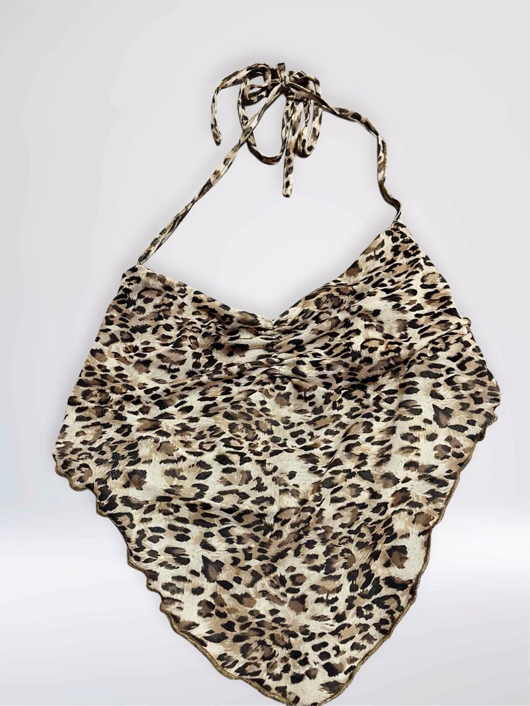 Cheetah Print Halter Top
