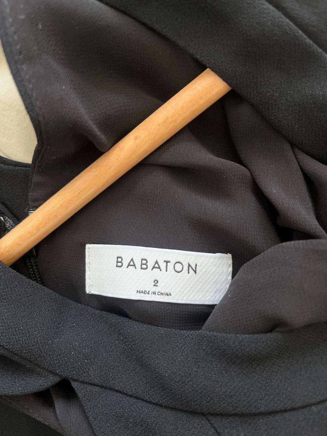 BABATON The Ocean Halter Dress - Black - Size 2 (S) - photo 4